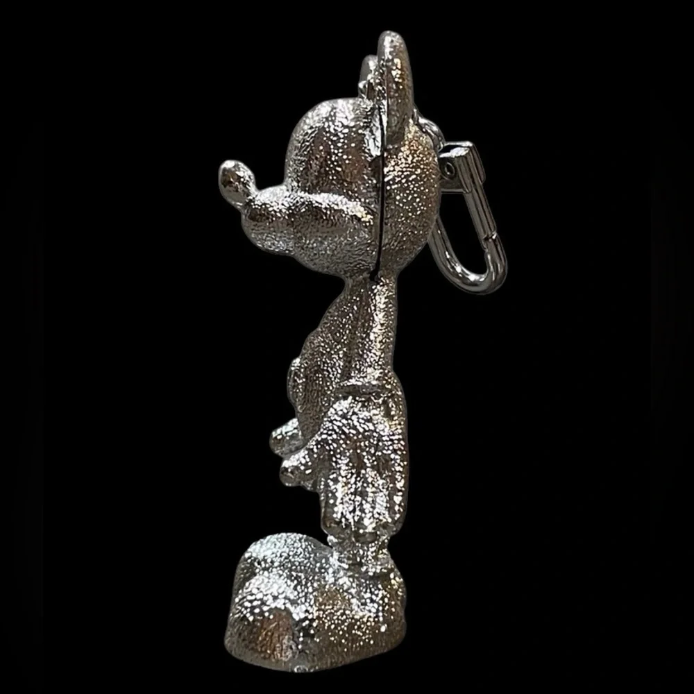 BAUBLEBAR Viral Silver-Tone Mickey Mouse Bag Backpack Charm Keychain Fob NEW NWT